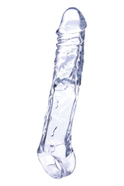 Прозрачная насадка-удлинитель Length Enhancer с подхватом - 22,3 см. Прозрачная насадка-удлинитель Length Enhancer с подхватом - 22,3 см.