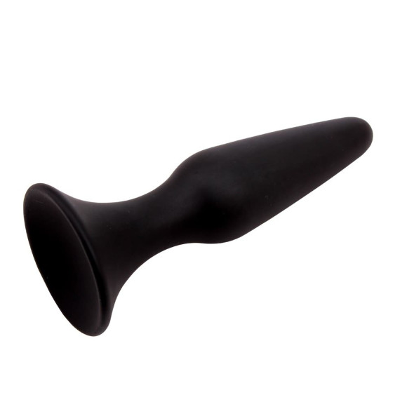 Черная анальная пробка L Silicone Plug - 12,8 см. Черная анальная пробка L Silicone Plug - 12,8 см.
