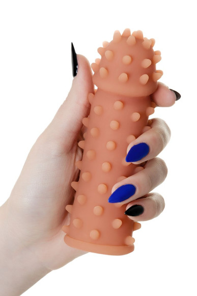 Насадка на фаллос с шипами и бугорками Extreme Sleeve 003 S-size - 12,7 см. Насадка на фаллос с шипами и бугорками Extreme Sleeve 003 S-size - 12,7 см.