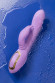 Фиолетовый вибратор-кролик с вращающимся клиторальным стимулятором Jammy - 22,5 см. Фиолетовый вибратор-кролик с вращающимся клиторальным стимулятором Jammy - 22,5 см.