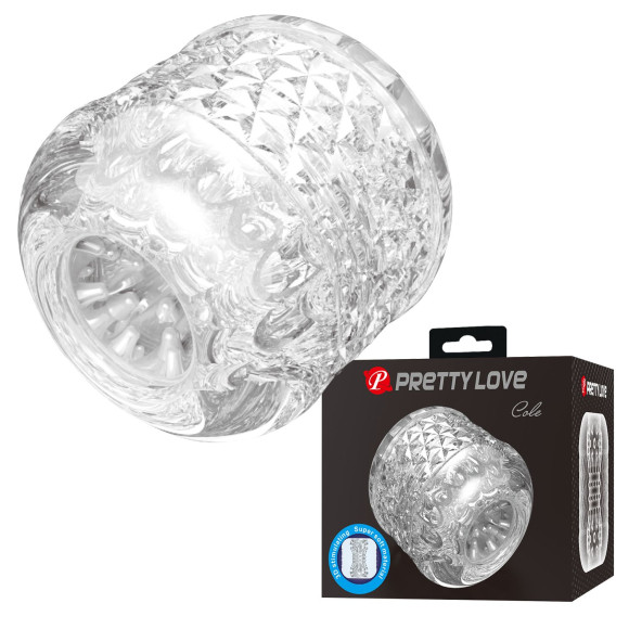 Прозрачный сквозной мастурбатор Cole Прозрачный сквозной мастурбатор Cole