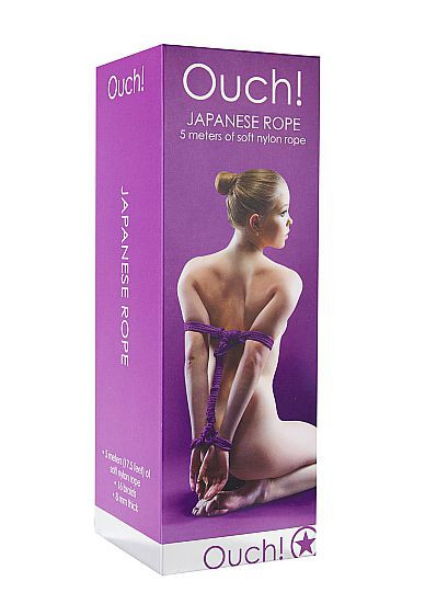 Фиолетовая веревка для бандажа Japanese - 5 м.