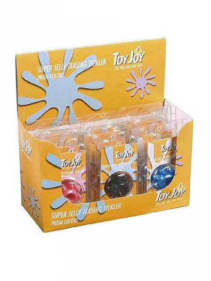Эрекционные кольца SUPER JELLY TICKLER DISPLAY - 12 шт.