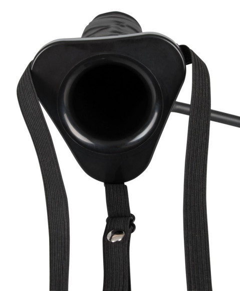 Полый страпон с эффектом увеличения Inflatable Strap-On - 18,5 см. Полый страпон с эффектом увеличения Inflatable Strap-On - 18,5 см.