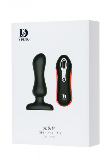 Анальная втулка Optical Head D-PENG с пультом - 12,3 см. Анальная втулка Optical Head D-PENG с пультом - 12,3 см.