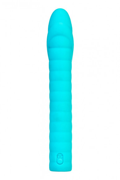 Бирюзовый вибратор Nalone Dixie - 16,7 см.