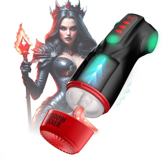 Интерактивный мастурбатор Raven с вакуумом, вибрацией и подсветкой