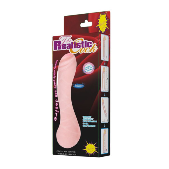 Водонепроницаемый вибратор с мошонкой и розовой головкой - 24,3 см. Водонепроницаемый вибратор с мошонкой и розовой головкой - 24,3 см.