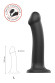 Черный фаллос на присоске Silicone Bendable Dildo L - 19 см. Черный фаллос на присоске Silicone Bendable Dildo L - 19 см.