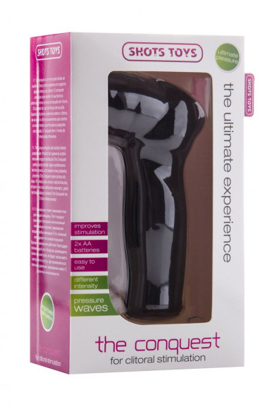 Черная женская вибропомпа The Conquest Черная женская вибропомпа The Conquest