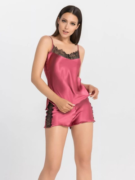 Пижамный комплект из искусственного шелка Пижамный комплект из искусственного шелка