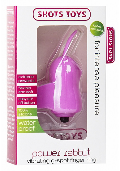 Розовый вибростимулятор на палец Power Rabbit Розовый вибростимулятор на палец Power Rabbit