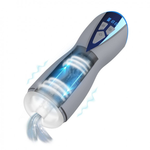 Интерактивный мастурбатор Eloa с вакуумом и вибрацией Интерактивный мастурбатор Eloa с вакуумом и вибрацией