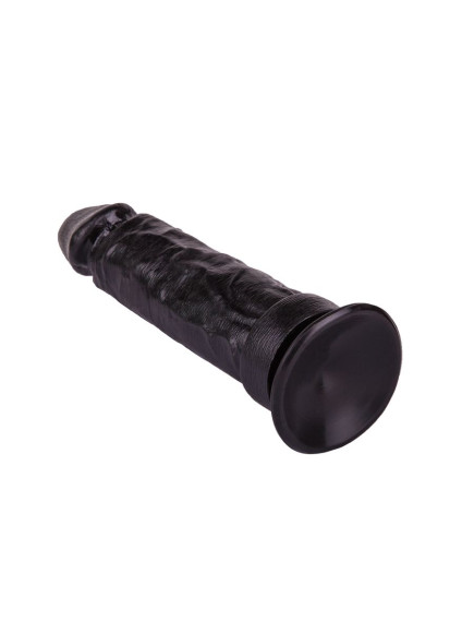Крупный чёрный фаллоимитатор без мошонки - 20,5 см. Крупный чёрный фаллоимитатор без мошонки - 20,5 см.