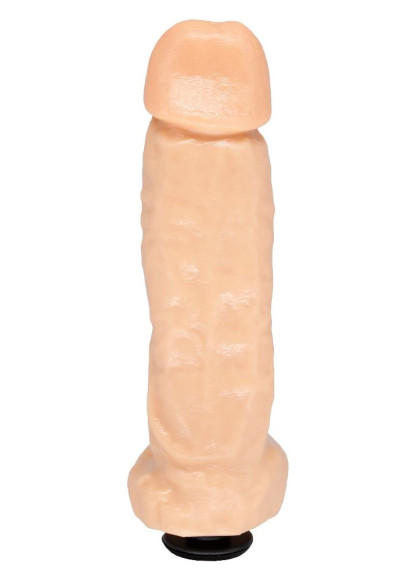 Большая телесная фаллическая насадка на трусики с плугом - 20,5 см. Большая телесная фаллическая насадка на трусики с плугом - 20,5 см.