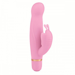 Розовый вибратор с клиторальной бабочкой ENTINCE ELIZABETH 