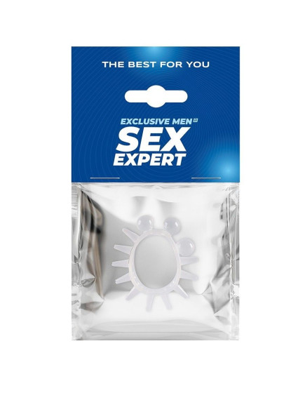 Эластичное эрекционное кольцо с шариками и лучами Эластичное эрекционное кольцо с шариками и лучами