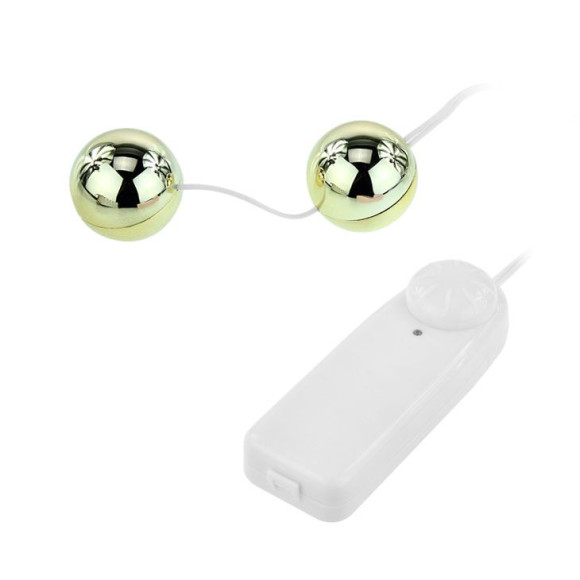 Золотистые шарики с вибрацией Goden Balls Золотистые шарики с вибрацией Goden Balls