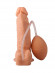 Фаллоимитатор-реалистик с грушей для имитации эякуляции - 16,5 см. Фаллоимитатор-реалистик с грушей для имитации эякуляции - 16,5 см.