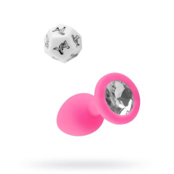 Эротический набор для двоих «Интим»: анальная пробка и кубик Эротический набор для двоих «Интим»: анальная пробка и кубик