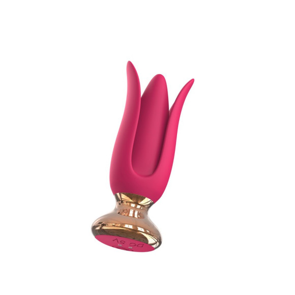 Розовая анальная вибровтулка с лепестками Розовая анальная вибровтулка с лепестками