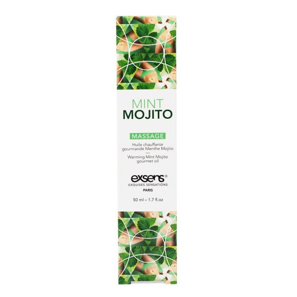Разогревающее массажное масло с ароматом мохито Gourmet Mint Mojito - 50 мл. Разогревающее массажное масло с ароматом мохито Gourmet Mint Mojito - 50 мл.