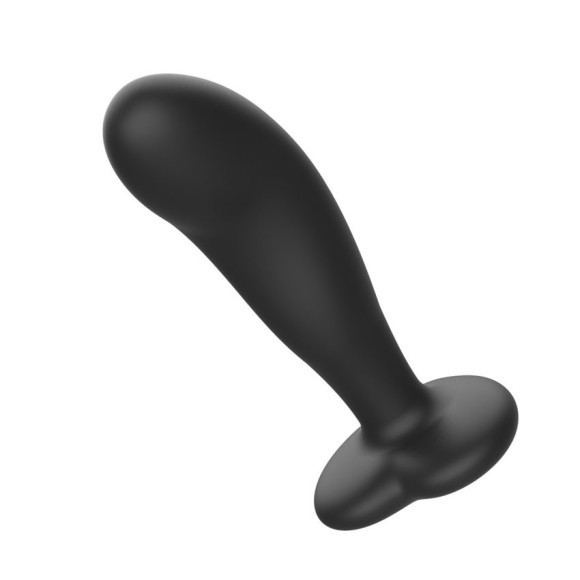 Черный анальный вибратор с пультом ДУ Черный анальный вибратор с пультом ДУ