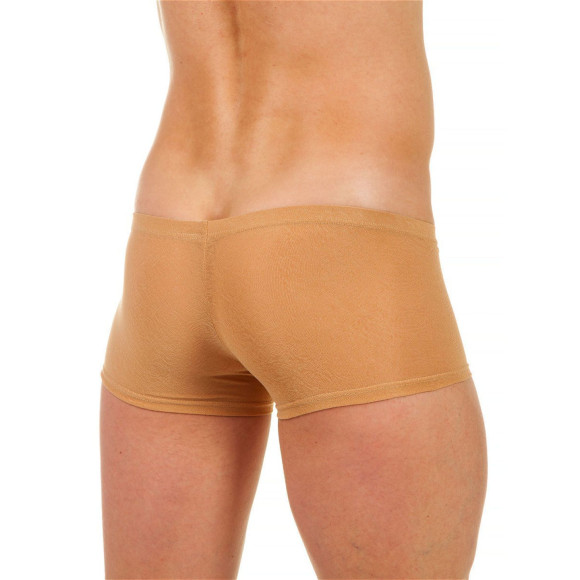 Бежевые трусы-хипсы с текстурой в виде роз на ткани Beige Rose Boxer Бежевые трусы-хипсы с текстурой в виде роз на ткани Beige Rose Boxer