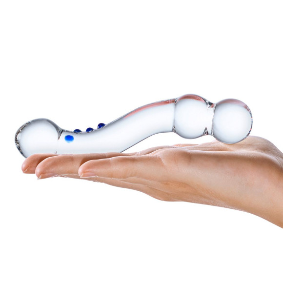 Изогнутый стеклянный стимулятор G-точки Curved G-Spot - 15,2 см. Изогнутый стеклянный стимулятор G-точки Curved G-Spot - 15,2 см.