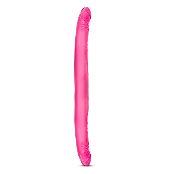 Розовый двусторонний фаллоимитатор B Yours 16 Double Dildo - 40,6 см. Розовый двусторонний фаллоимитатор B Yours 16 Double Dildo - 40,6 см.