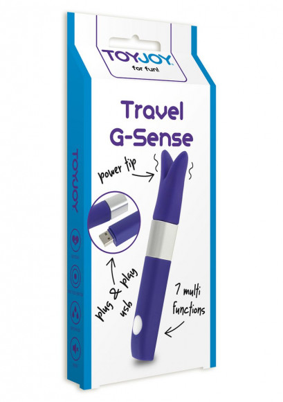 Фиолетовый мини-вибратор TRAVEL G-SENSE - 11 см. Фиолетовый мини-вибратор TRAVEL G-SENSE - 11 см.