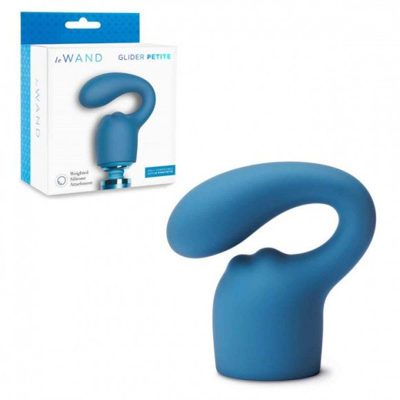 Синяя насадка Glider для вибратора Le Wand Petite Синяя насадка Glider для вибратора Le Wand Petite