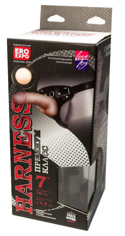 Кожаный пояс харнесс WOMAN LONG премиум класса с 3 насадками Кожаный пояс харнесс WOMAN LONG премиум класса с 3 насадками