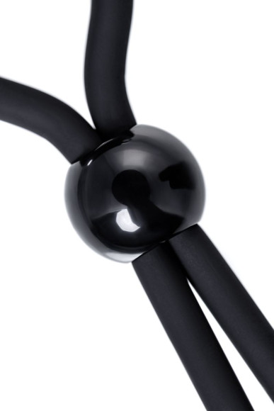 Черное эрекционное лассо Ect с виброэлементом Черное эрекционное лассо Ect с виброэлементом