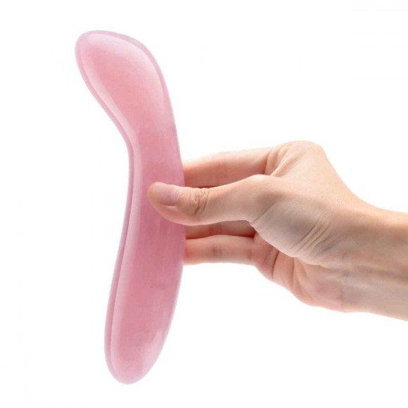 Массажер для G-точки Le Wand Crystal G-Wand из розового кварца Массажер для G-точки Le Wand Crystal G-Wand из розового кварца