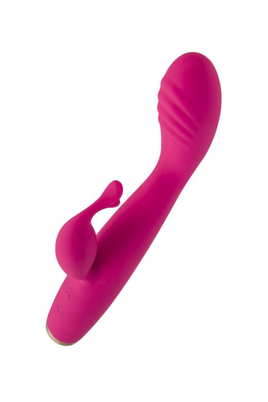 Ярко-розовый вибратор-кролик G-Hawker - 19,5 см. Ярко-розовый вибратор-кролик G-Hawker - 19,5 см.
