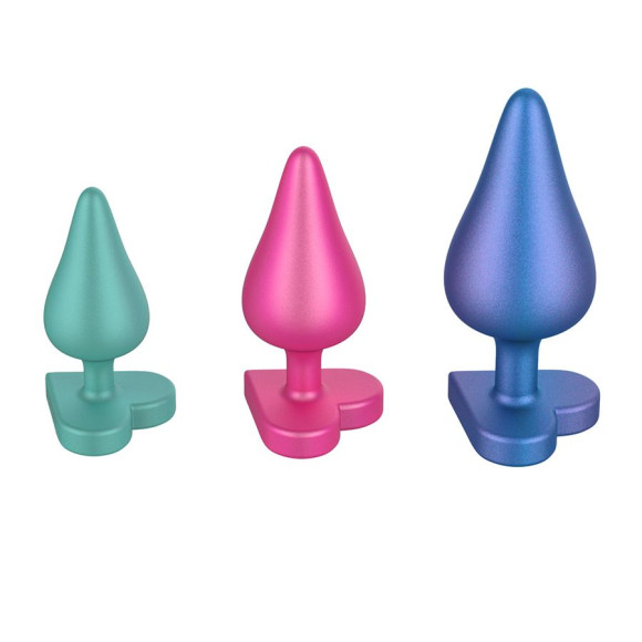 Набор из 3 анальных пробок Romp Luster Набор из 3 анальных пробок Romp Luster