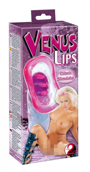 Вакуумный массажер с вибрацией Venus Lips
