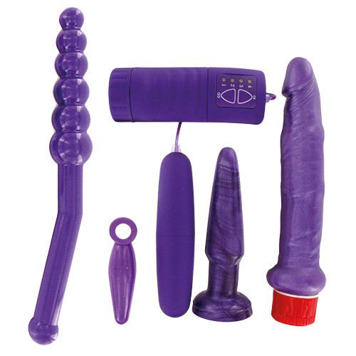 Большой анальный набор FULL ANAL KIT VIOLET