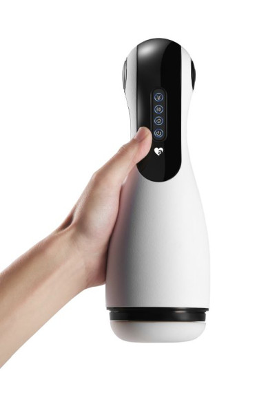 Белый инновационный мастурбатор Good night с имитацией орального секса Белый инновационный мастурбатор Good night с имитацией орального секса