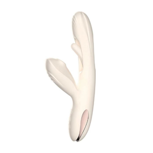 Хай-тек вибратор с таппингом и вакуумом Angela - 21,8 см. Хай-тек вибратор с таппингом и вакуумом Angela - 21,8 см.