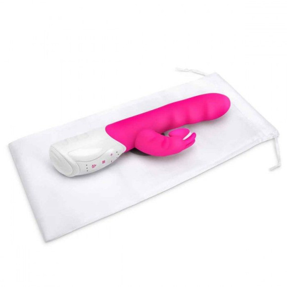 Розовый вибромассажер с клиторальной стимуляцией Clitoral Suction Rabbit - 24,5 см. Розовый вибромассажер с клиторальной стимуляцией Clitoral Suction Rabbit - 24,5 см.