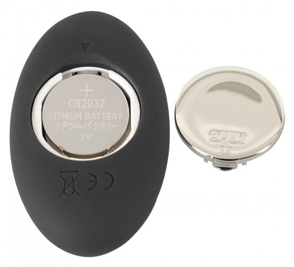 Черная анальная вибропробка RC Butt Plug - 9,6 см. Черная анальная вибропробка RC Butt Plug - 9,6 см.