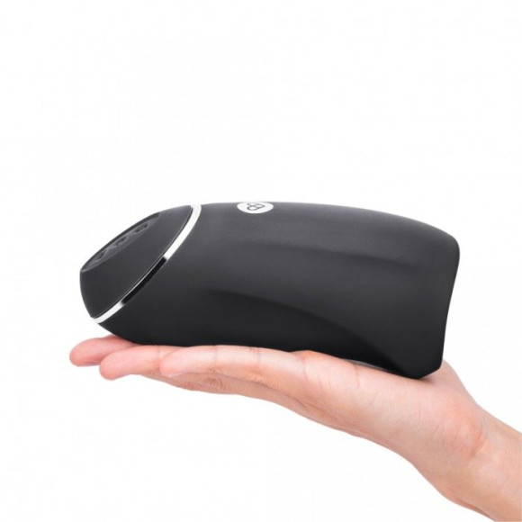 Черный перезаряжаемый мастурбатор для мужчин Pink Vibe Черный перезаряжаемый мастурбатор для мужчин Pink Vibe