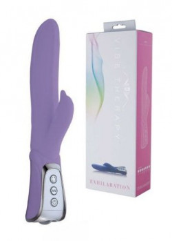 Фиолетовый вибратор VIBE THERAPY EXHILARATION - 23 см.