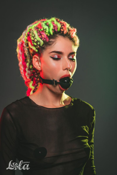 Черный кляп-шарик Charmer L Черный кляп-шарик Charmer L