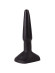 Чёрный анальный плаг на широком основании - 11,5 см. Чёрный анальный плаг на широком основании - 11,5 см.