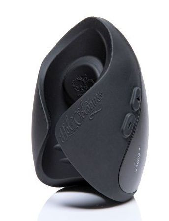 Черный инновационный мужской вибратор PULSE SOLO ESSENTIAL Черный инновационный мужской вибратор PULSE SOLO ESSENTIAL