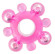Розовое эрекционное кольцо c бусинками Розовое эрекционное кольцо c бусинками