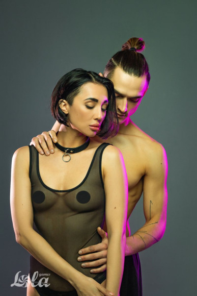 Черно-красный ошейник Cabaret Черно-красный ошейник Cabaret